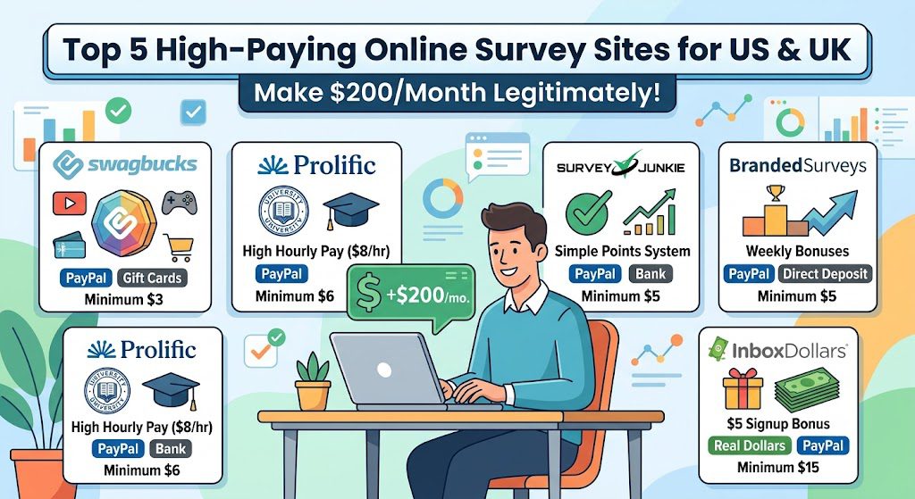 high paying online survey sites