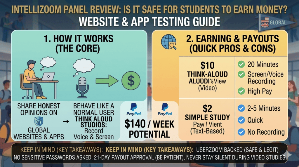 Intellizoom Panel Review: Is It Safe for Students to Earn Money